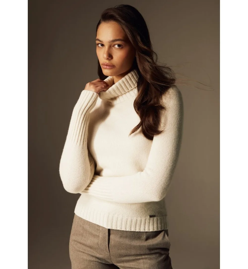 Merino wool and cashmere sweater