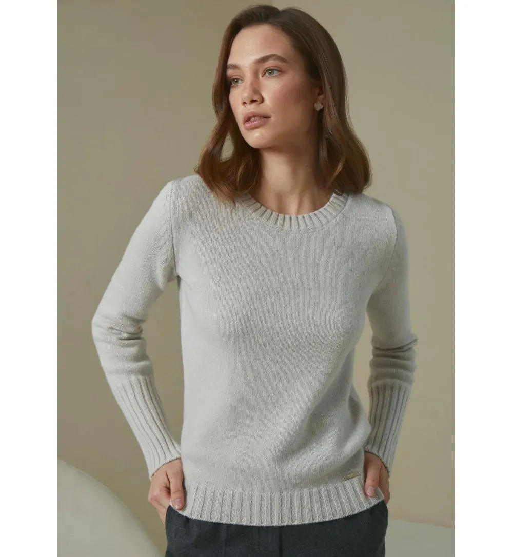 Merino wool and cashmere sweater