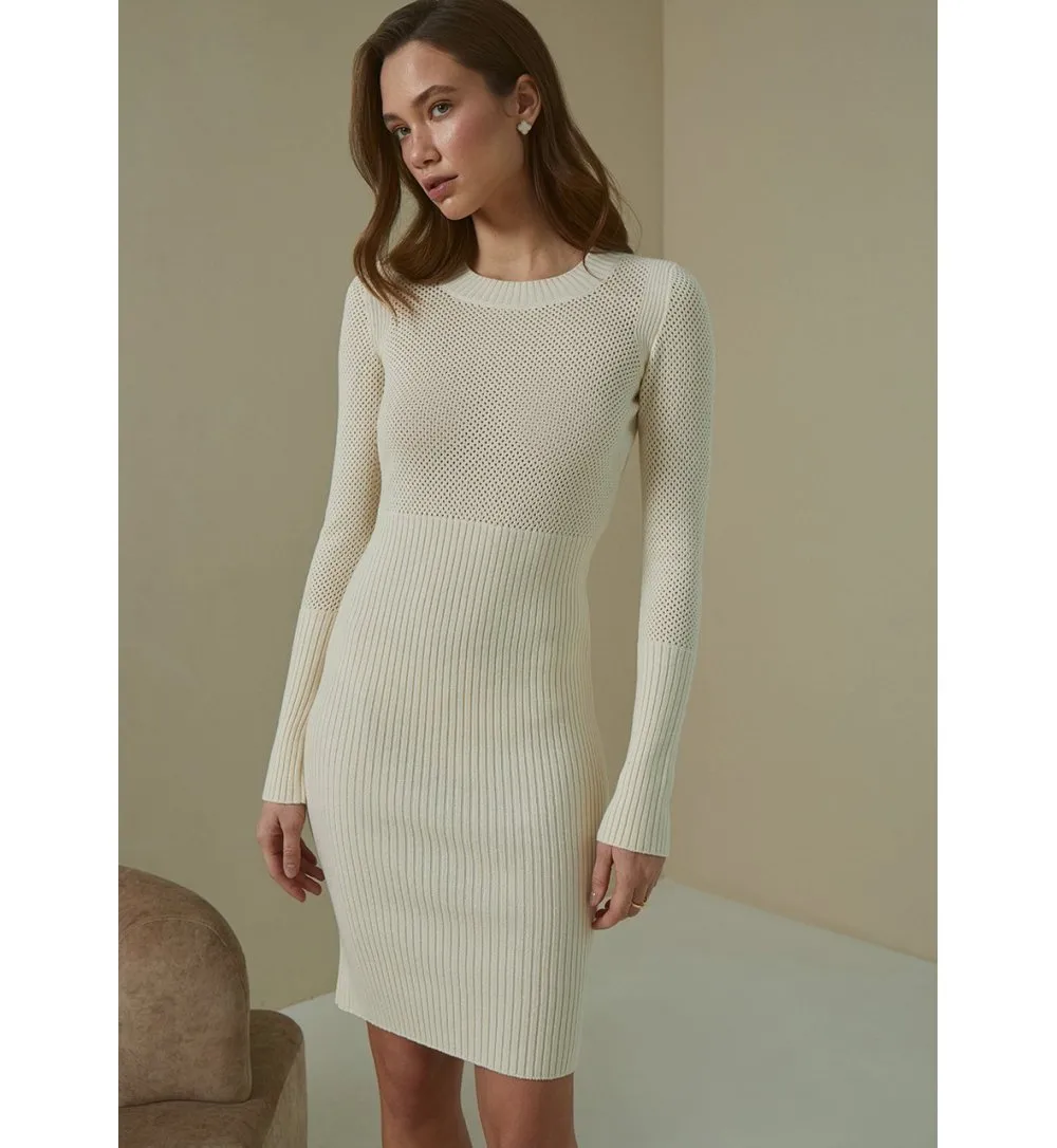 Openwork interlacing dress