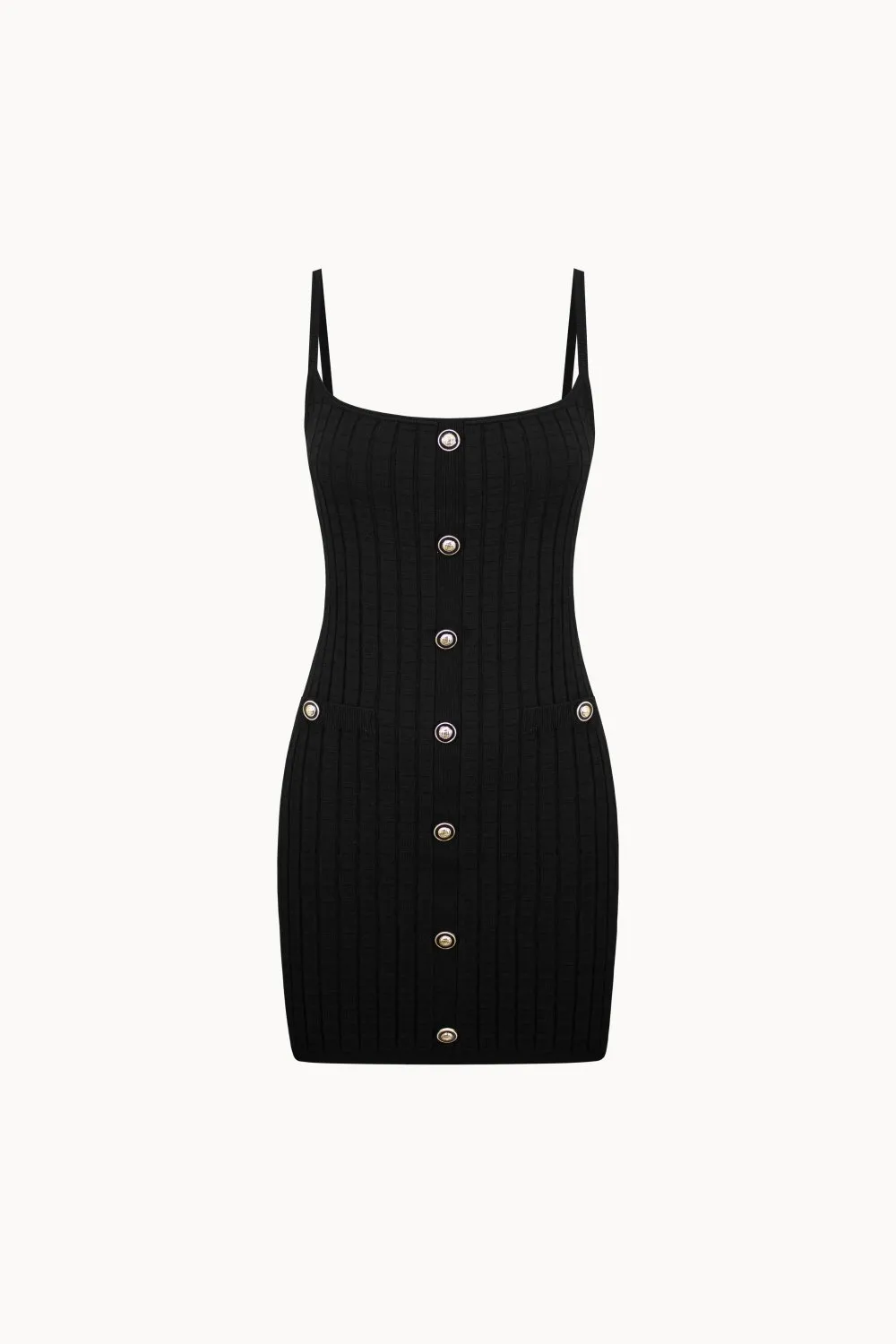 Mini sundress with buttons